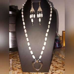 Necklace & Earrings.  Hand Crafted by Me